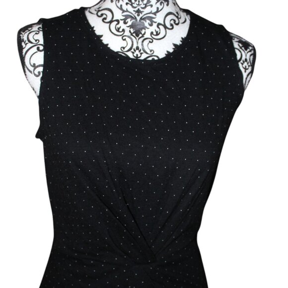 Gap Black Dress With White Dots Swiss Polka Size S Small NWT's - Picture 2 of 11